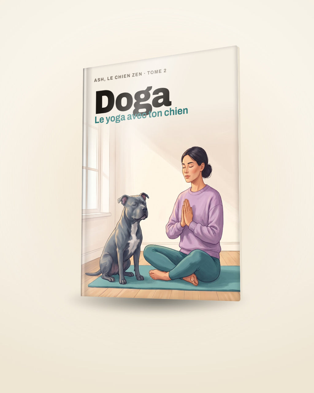 Doga, le yoga avec ton chien, Tome 2 : couverture illustrée