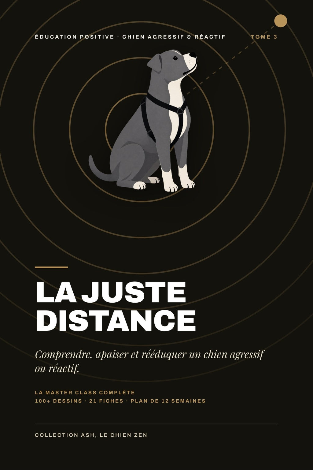 La Juste Distance, Tome 3 : comprendre, apaiser et rééduquer un chien agressif ou réactif